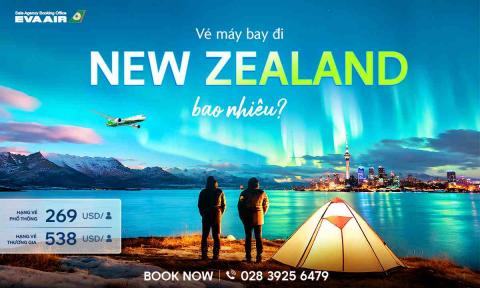 Vé máy bay đi New Zealand bao nhiêu