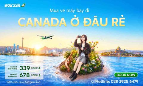 Mua vé máy bay đi Canada ở đâu rẻ?