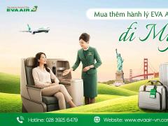 Mua Thêm Hành Lý EVA Air Đi Mỹ