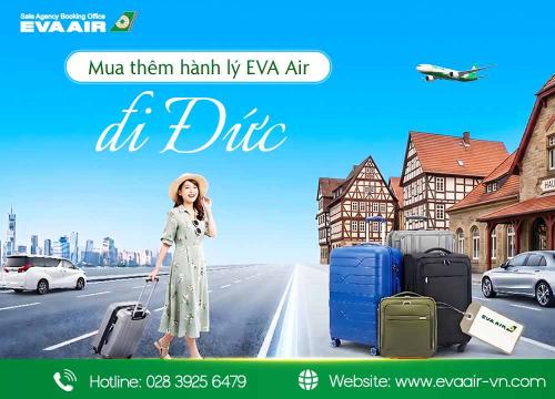 Mua thêm hành lý EVA Air đi Đức