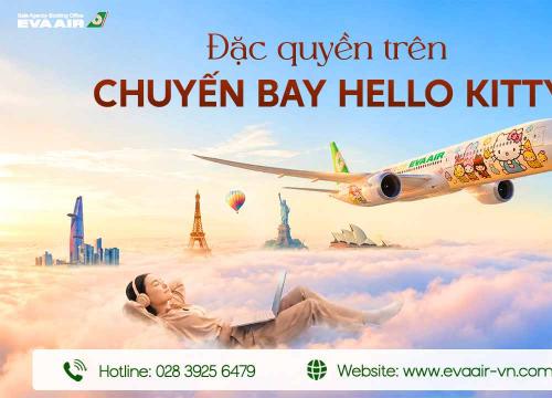 Đặc Quyền Trên Chuyến Bay Hello Kitty EVA Air