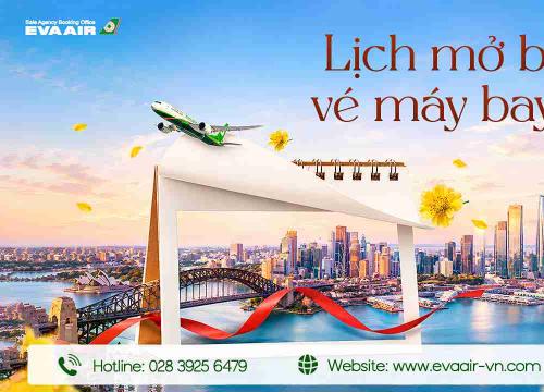 Lịch mở bán vé máy bay tết 2027 hãng EVA Air