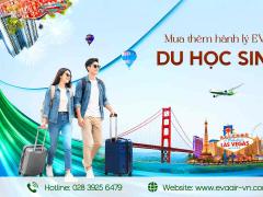 Mua thêm hành lý EVA Air cho du học sinh Mỹ
