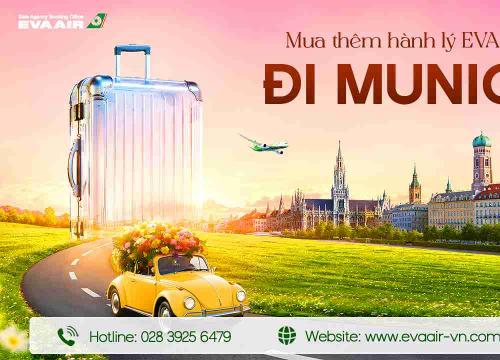 Mua Thêm Hành Lý EVA Air Đi Munich - Đức