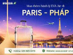 Mua Thêm Hành Lý EVA Air Đi Paris - Pháp