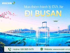 Mua Thêm Hành Lý EVA Air Đi Busan - Hàn Quốc