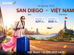Vé Máy Bay Tết Từ San Diego Về Việt Nam Giá Rẻ