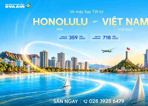Vé Máy Bay Tết Từ Honolulu Về Việt Nam Giá Rẻ
