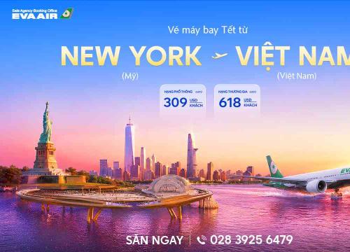 Vé Máy Bay Tết Từ New York Về Việt Nam Giá Rẻ