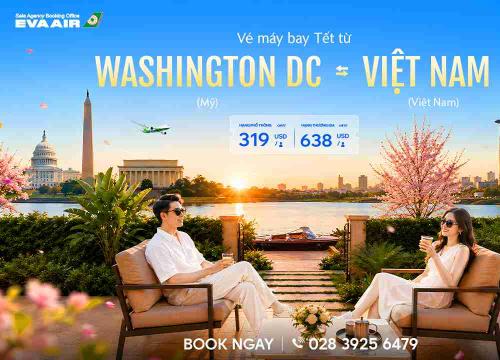 Vé Máy Bay Tết Từ Washington DC Về Việt Nam Giá Rẻ