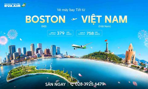 Vé Máy Bay Tết Từ Boston Về Việt Nam Giá Rẻ