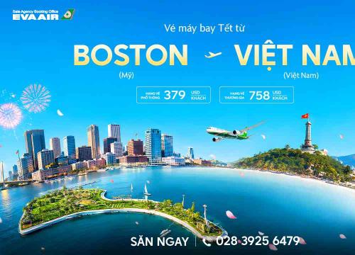 Vé Máy Bay Tết Từ Boston Về Việt Nam Giá Rẻ