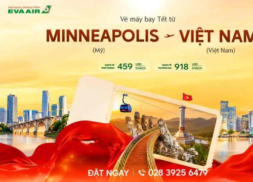 Vé Máy Bay Tết Từ Minneapolis Về Việt Nam Giá Rẻ
