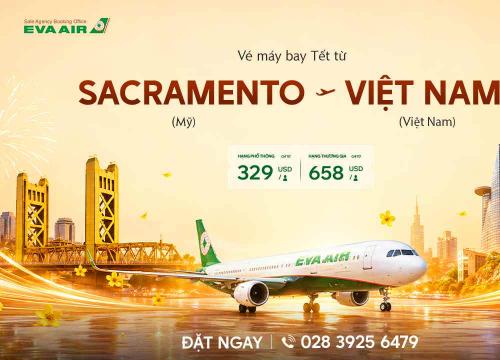 Vé Máy Bay Tết Từ Sacramento Về Việt Nam Giá Rẻ