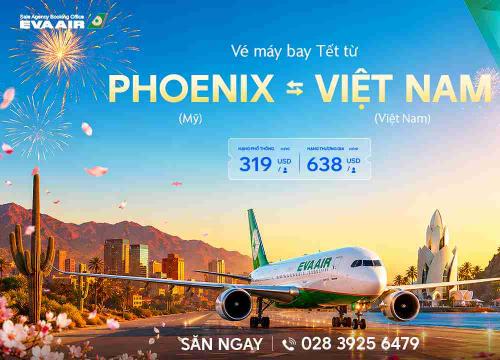 Vé Máy Bay Tết Từ Phoenix Về Việt Nam Giá Rẻ