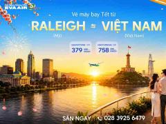 Vé Máy Bay Tết Từ Raleigh Về Việt Nam Giá Rẻ