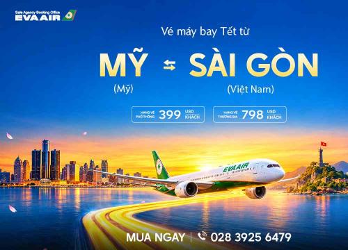 Vé Máy Bay Tết Từ Mỹ Về Sài Gòn Giá Rẻ Nhất
