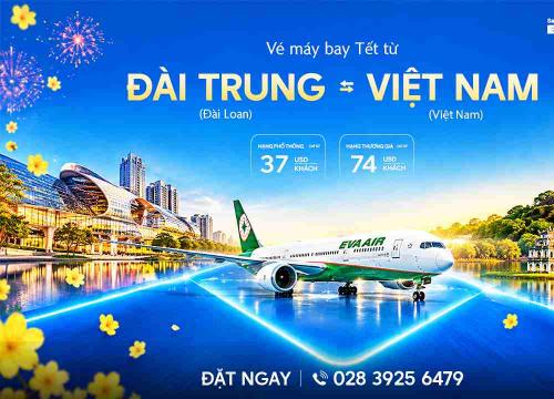 Vé Máy Bay Tết Từ Đài Trung Về Việt Nam Giá Rẻ