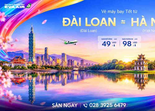 Vé Máy Bay Tết Từ Đài Loan Về Hà Nội Giá Rẻ
