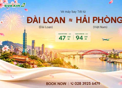 Vé Máy Bay Tết Từ Đài Loan Về Hải Phòng Giá Rẻ