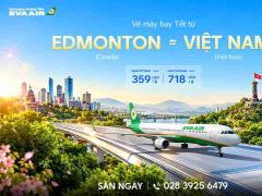 Vé Máy Bay Tết Từ Edmonton Về Việt Nam Giá Rẻ
