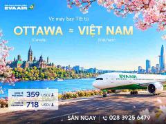 Vé Máy Bay Tết Từ Ottawa Về Việt Nam Giá Rẻ