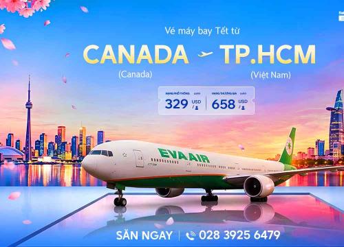 Vé Máy Bay Tết Từ Canada Về TP.HCM Giá Rẻ
