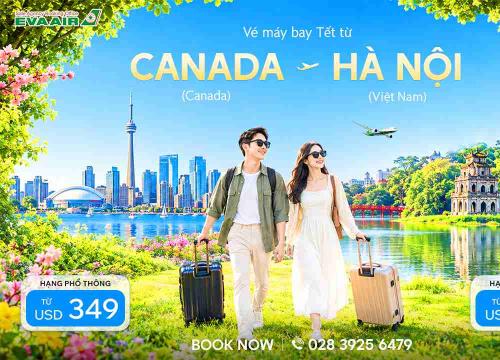 Vé Máy Bay Tết Từ Canada Về Hà Nội Giá Rẻ