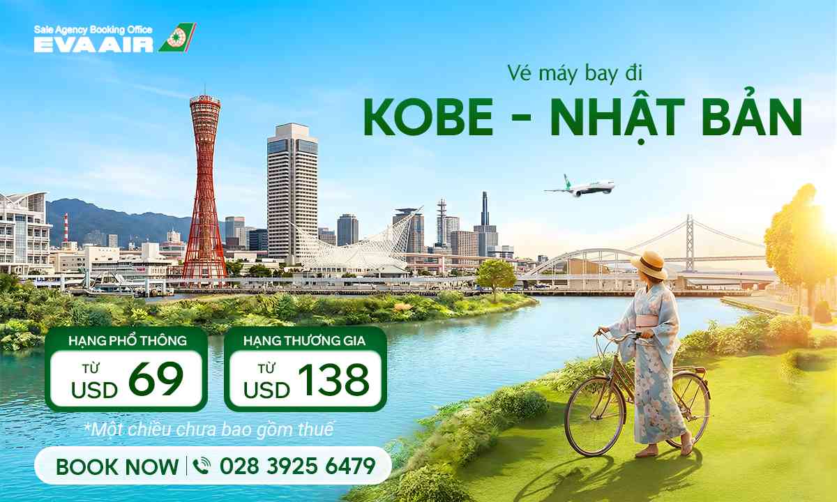 Vé máy bay đi Kobe