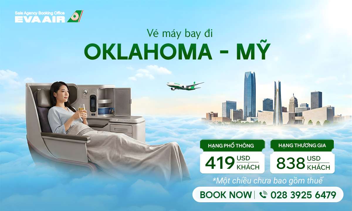 Vé máy bay đi Oklahoma