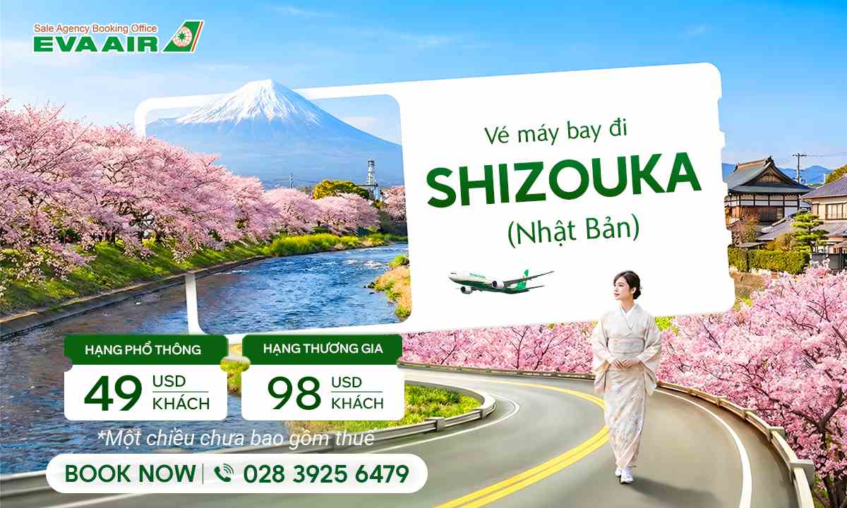 Khuyến mãi vé máy bay đi Shizouka
