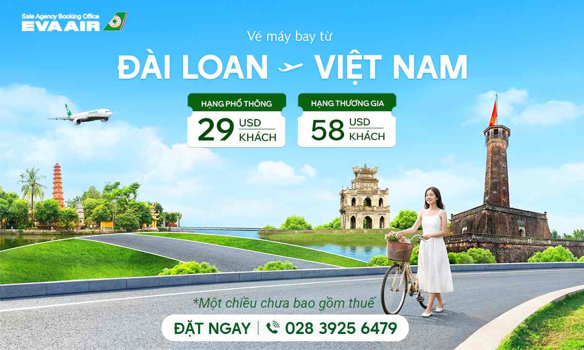 ve-may-bay-eva-air-tu-dai-loan-ve-viet-nam