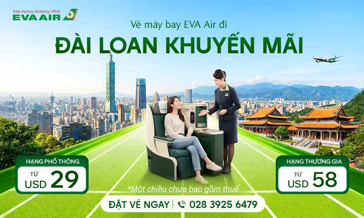 ve-may-bay-eva-air-di-dai-loan-khuyen-mai