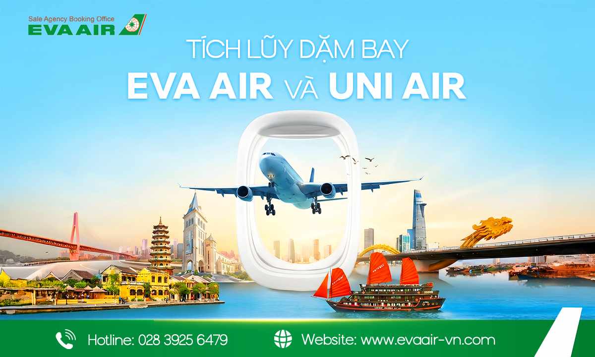 tích lũy dặm bay EVA Air và UNI Air, tích lũy dặm bay EVA Air, nâng hạng thẻ EVA Air, hội viên Infinity MileageLands, kiếm dặm bay quốc tế EVA Air và UNI Air, bay cùng EVA Air và UNI Air, tính dặm TPM 