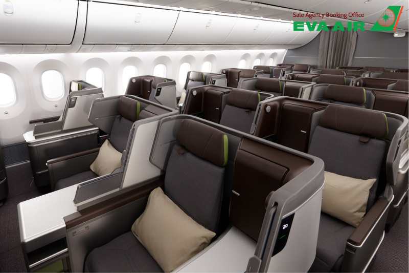 Các hạng ghế EVA Air, Royal Laurel Class EVA Air, Premium Laurel EVA Air, Business Class EVA Air, Premium Economy Class EVA Air, Economy Class EVA Air