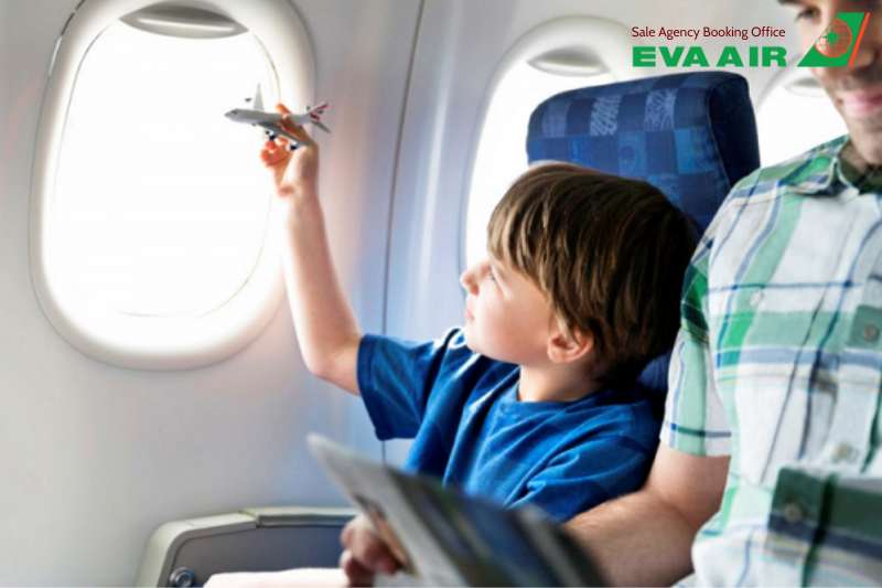 vé máy bay trẻ em EVA Air, giá vé trẻ em EVA Air, quy định trẻ em đi máy bay EVA Air, giấy tờ cho trẻ em bay EVA Air, vé trẻ sơ sinh EVA Air, bay cùng trẻ em EVA Air, trẻ em đi máy bay EVA Air