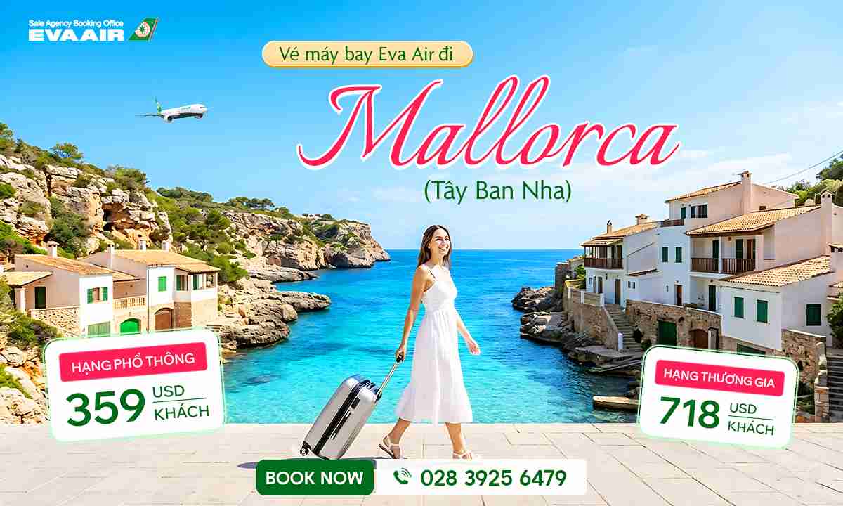 ve-may-bay-eva-air-gia-re-di-mallorca-tay-ban-nha