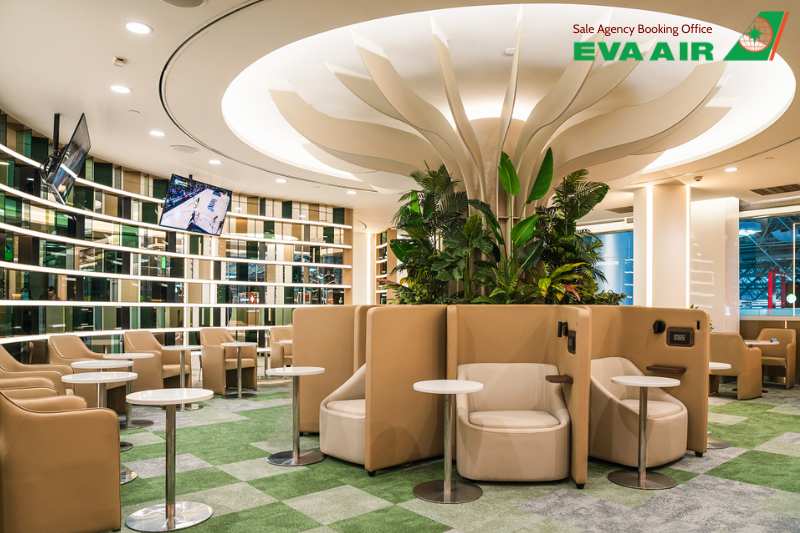 phòng chờ EVA Air, lounge EVA Air, The Garden Lounge EVA Air, The Infinity Lounge EVA Air, The Star Lounge EVA Air, The Club Lounge EVA Air, phòng chờ EVA Air Bangkok, phòng chờ EVA Air Cao Hùng