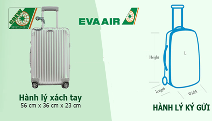 Quy định hành lý hãng EVA Air