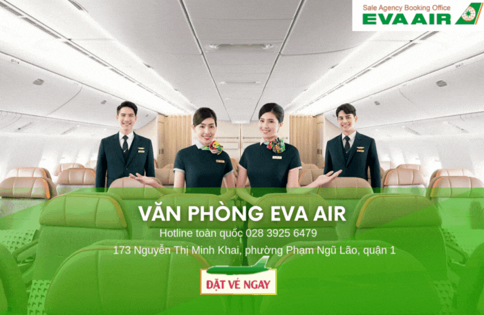 Đặt vé máy bay Eva Air tiết kiệm