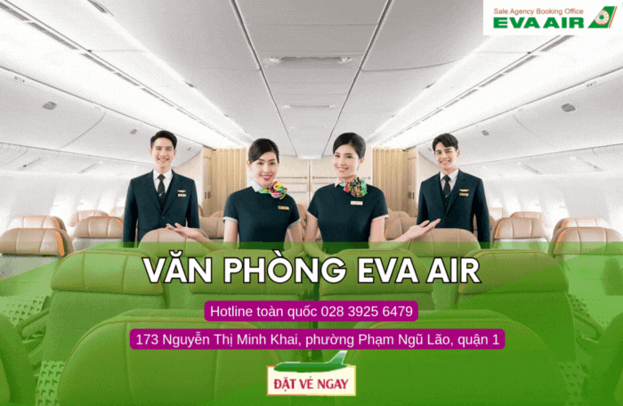 Tư vấn nhanh chóng tại Văn phòng Eva Air