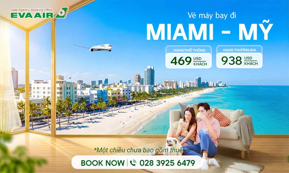 Vé máy bay đi Miami