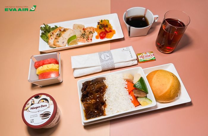 Ẩm thực EVA Air đi Dallas
