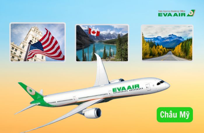 Tuyến bay EVA Air đến Châu Mỹ