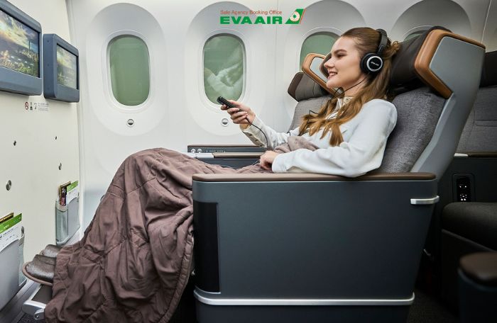 Tiện nghi hạng ghế EVA Air