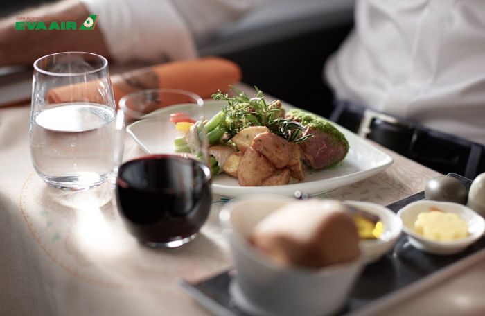 Ẩm thực EVA Air 5 sao