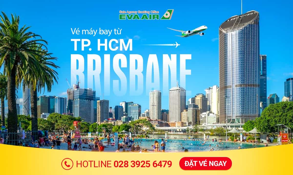 Vé máy bay từ TPHCM đi Brisbane 
