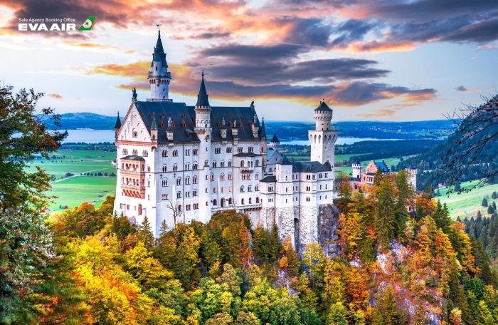 Thời điểm bay EVA Air đi Munich