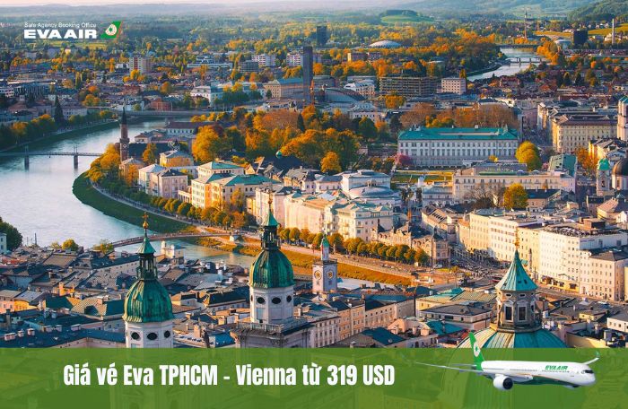 Giá vé EVA Air TPHCM đi Vienna