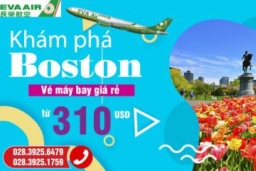 Vé máy bay EVA Air đi Boston giá rẻ